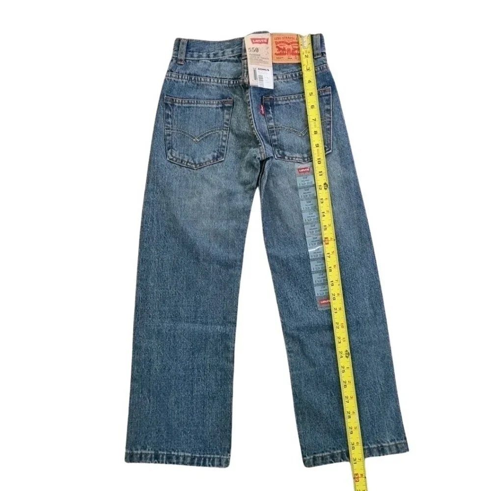 Levis 505 Light Blue Jeans Boys Sz 8 Slim Straight Relaxed Fit Denim Pants